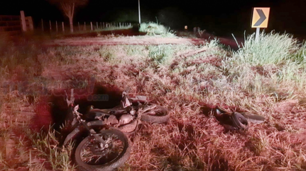 Motociclista fica ferido em acidente na vicinal Tupã-Varpa