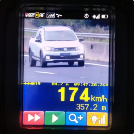 Radares registram 1.356 infraÃ§Ãµes por excesso de velocidade durante o Carnaval em rodovias da regiÃ£o de Presidente Prudente