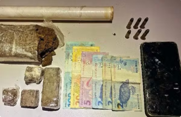 Com porções de maconha, homem é preso por tráfico de drogas e posse irregular de munições em Presidente Venceslau