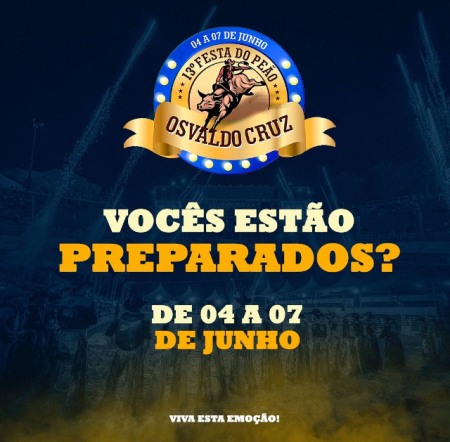 Osvaldo Cruz vai ter novamente a Festa do PeÃ£o em 2025