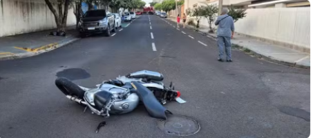 Motociclista morre no cruzamento das ruas Edson da Silveira Campos e Euclides da Cunha, em Dracena