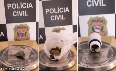 PolÃ­cia Civil de Iacri apreende maconha com mulher grÃ¡vida
