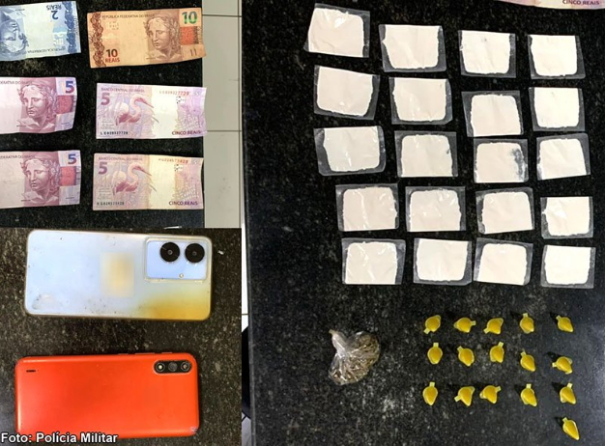 Ciclista é avistado em atitude suspeita próximo de bar e acaba flagrado com drogas em Iacri