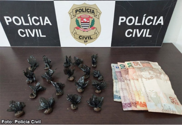 Homem de 60 anos é indiciado após Polícia Civil apreender 18 porções de crack em sua residência em Bastos