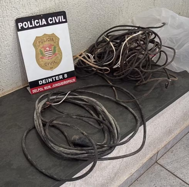 Homem é identificado como suspeito de furtar fios de cobre em obras, em Junqueirópolis