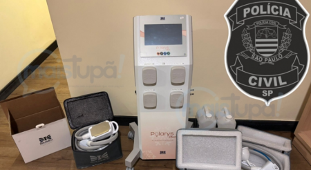 PolÃ­cia Civil recupera rapidamente equipamento de criolipÃ³lise avaliado em mais se R$ 30 mil