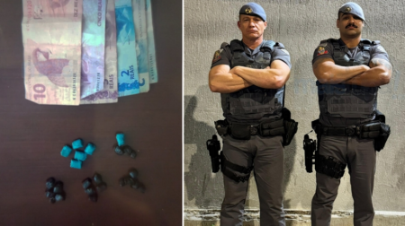 Homem Ã© preso por trÃ¡fico de drogas no bairro Vila Europa em TupÃ£