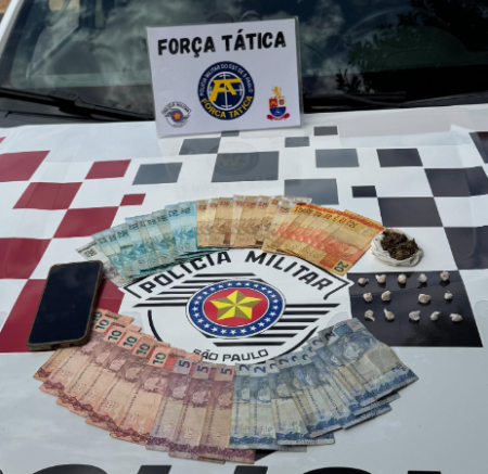 ForÃ§a tÃ¡tica prende dois homens em monte castelo por trÃ¡fico de drogas; um deles com mandado de prisÃ£o em aberto