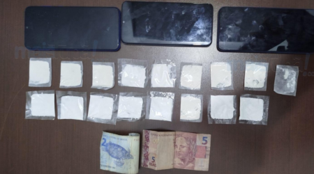 Mulher Ã© presa por trÃ¡fico de drogas apÃ³s abordagem em Iacri