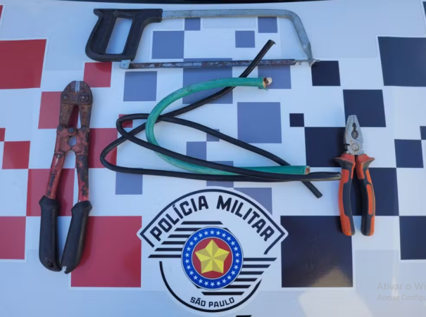 Suspeito de furtar fios de estação repetidora de sistema de rádios da polícia é preso em Pres. Prudente