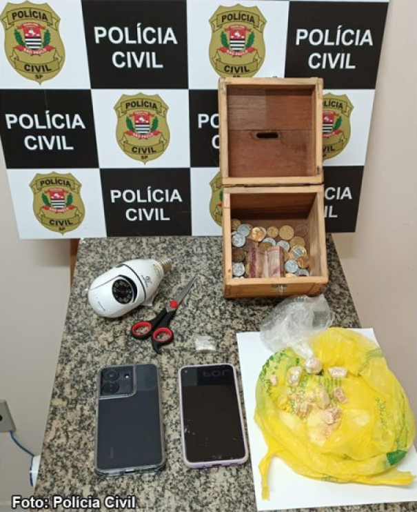 Polícia Civil de Iacri prende pela terceira vez investigado por tráfico de drogas