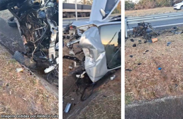 Condutora sofre ferimentos em capotamento na SP-294, em Iacri (SP)