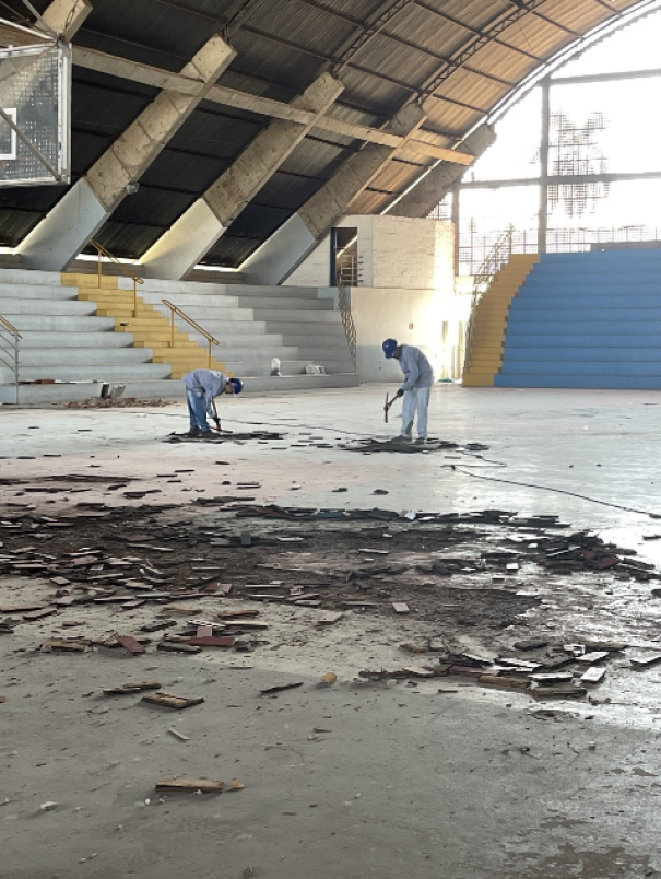 Começam as obras de reforma que transformam o conjunto esportivo Jubileu de Ouro