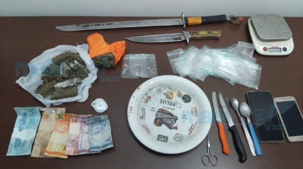 Polícia Militar prende homem por tráfico de drogas em flagrante em Arco-Íris