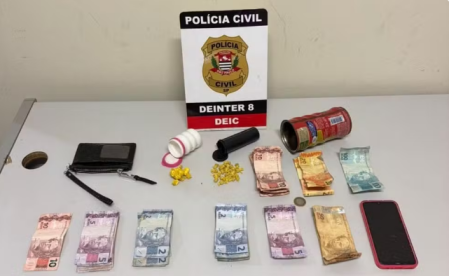 Com porÃ§Ãµes de crack escondidas em potes, mulher Ã© presa por trÃ¡fico de no Jardim Morada do Sol, em Presidente Prudente