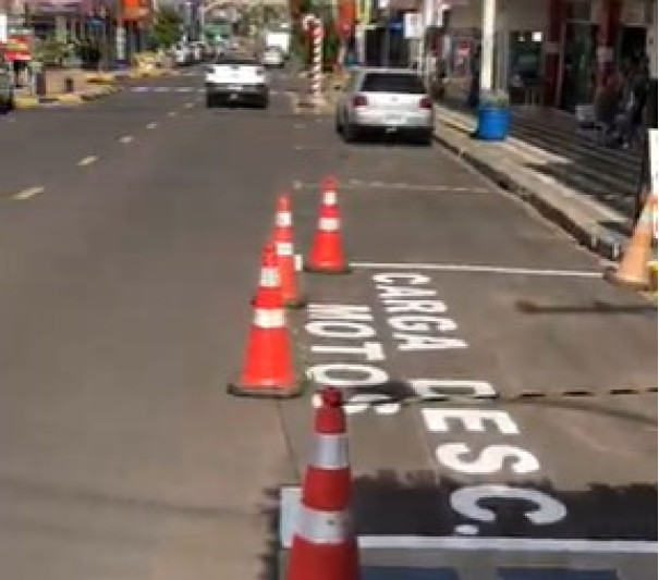 Prefeitura Implanta Áreas de Carga e Descarga para Motos em Osvaldo Cruz