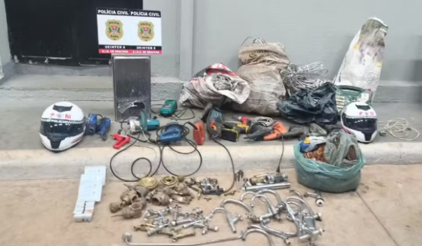 Homem é preso em Dracena por receptação de produtos furtados e posse ilegal de munições