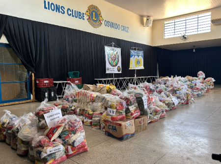 Pedal SolidÃ¡rio entregou mais de quatro toneladas de alimentos  para entidades em Osvaldo Cruz