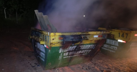 Defesa Civil de Osvaldo Cruz reforÃ§a aÃ§Ãµes contra incÃªndios em caÃ§ambas