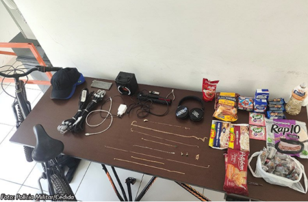 Suspeito de sÃ©rie de furtos Ã© identificado e detido em HerculÃ¢ndia