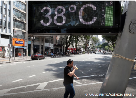 SÃ£o Paulo registra 37,2Â°C e bate recorde histÃ³rico de calor em dezembro