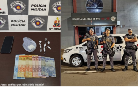 TupÃ£: homem Ã© preso em flagrante por trÃ¡fico dentro de empresa de mototÃ¡xi