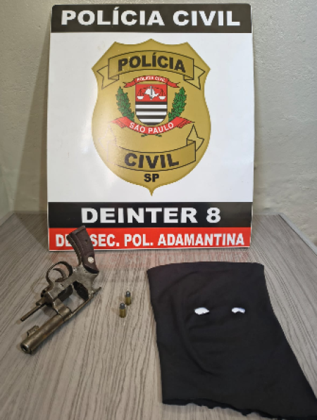 PolÃ­cia Civil de Osvaldo Cruz localiza arma de fogo durante operaÃ§Ã£o