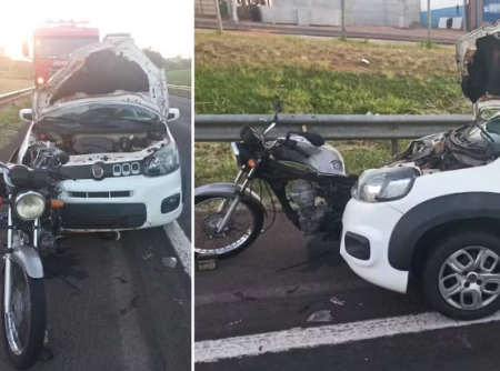 Motociclista morre apÃ³s ser atingido por carro que fugiu em Presidente Prudente