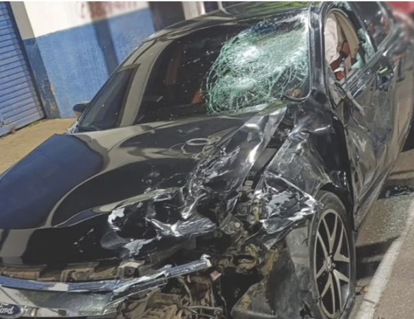 Jovem de 22 anos morre em violenta colisão entre carro e moto em Dracena