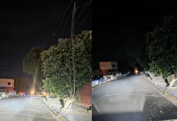 Temporal com vento e granizo causa estragos em Presidente Epitácio