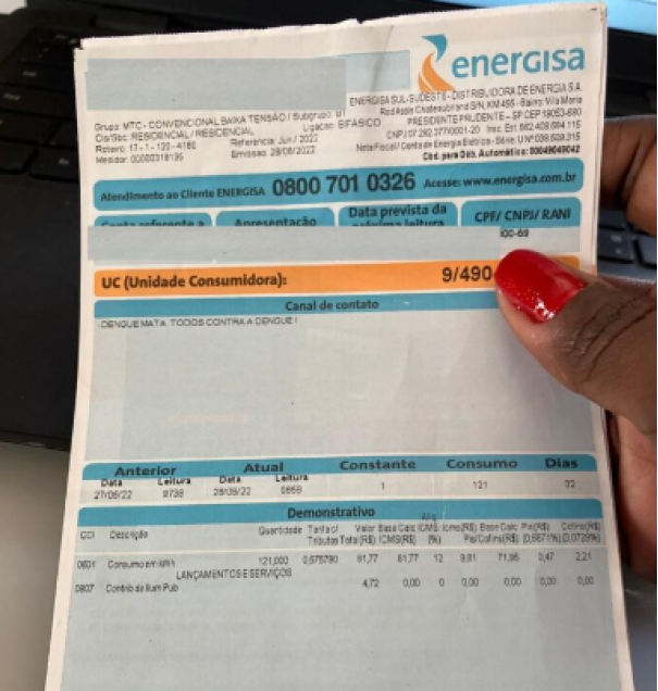 Contas de luz terão número único e fixo a partir de janeiro de 2026