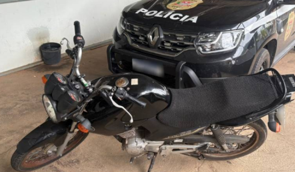 Polícia Civil recupera moto furtada e detém adolescente em Junqueirópolis