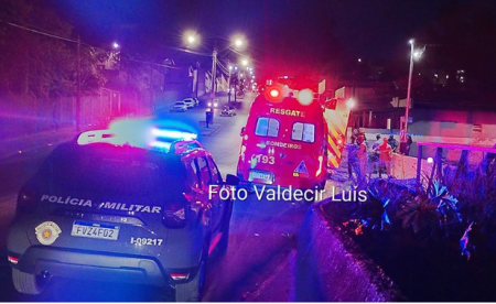 Homem cai de ponte em Bastos e Ã© resgatado com fratura no ombro