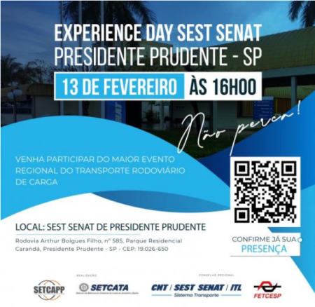 Sest/Senat realiza âExperience Dayâ em Presidente Prudente