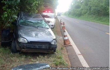 Motorista sofre ferimentos em acidente na rodovia que liga Bastos a Rancharia