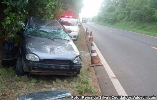 Motorista sofre ferimentos em acidente na rodovia que liga Bastos a Rancharia