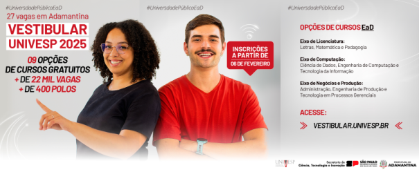 Inscrições para o Vestibular da Univesp estão abertas