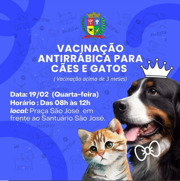 Osvaldo Cruz realiza Rotina de Vacinação Antirrábica nesta quarta-feira