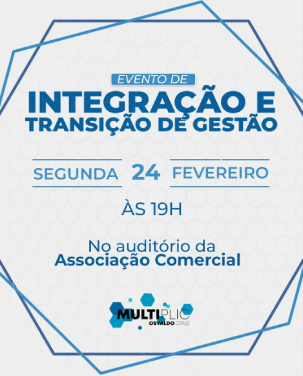 Multiplic realiza hoje ‘Evento de Integração’ que marca também a transição de gestão do Fórum