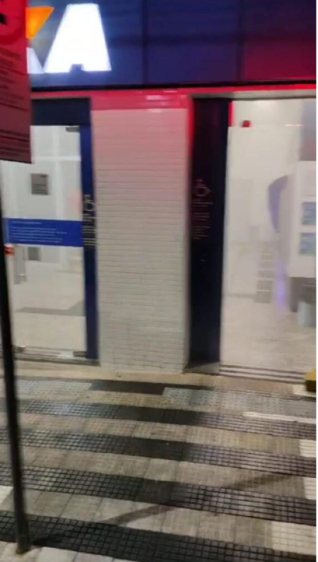 Alarme dispara e ativa sistema de fumaÃ§a em agÃªncia bancÃ¡ria de Osvaldo Cruz