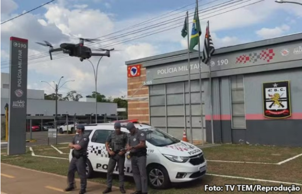 Uso de drones em patrulhamentos da PM completa três meses