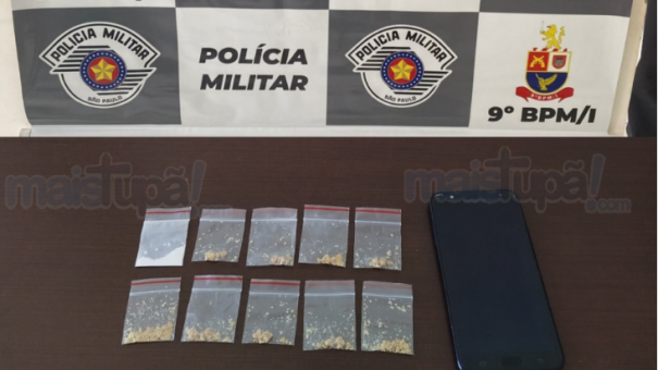 Polícia Militar de Tupã apreende menor com entorpecentes na zona leste