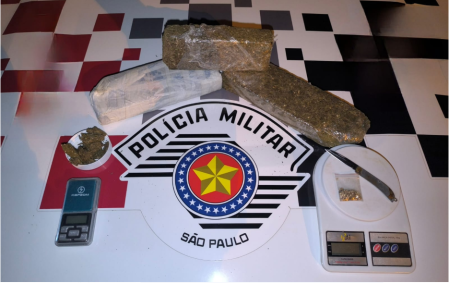 ForÃ§a TÃ¡tica prende homem por trÃ¡fico de drogas em Osvaldo Cruz