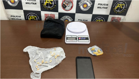 ForÃ§a TÃ¡tica realiza prisÃ£o por trÃ¡fico de drogas e falsidade ideolÃ³gica em TupÃ£