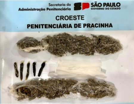 Mulher Ã© flagrada tentando entrar na penitenciÃ¡ria com maconha