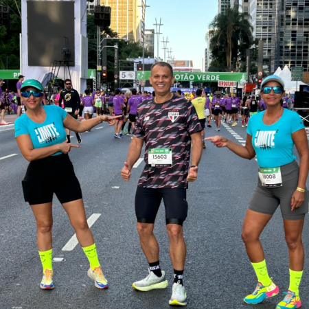 TrÃªs atletas da equipe Team no LimiteÂ² participaram da Corrida SÃ£o Silvestre em SÃ£o Paulo 