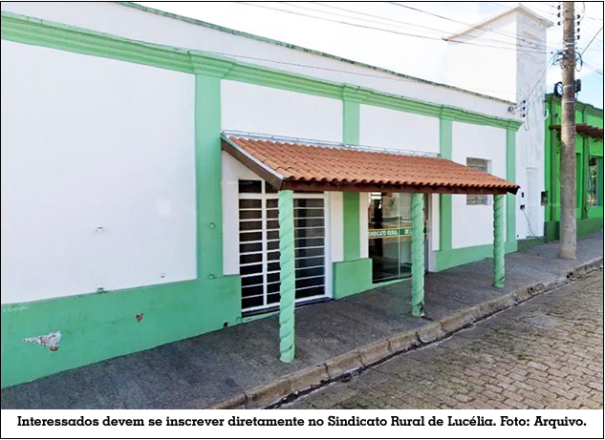 Sindicato Rural de Lucélia abre inscrições para cursos no mês de fevereiro