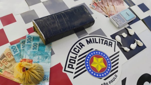 Denúncias levam a Polícia Militar a prender homem por tráfico de drogas em Adamantina