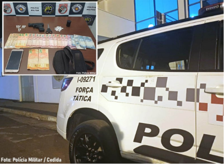 ApÃ³s abordar menor, PM apreensÃ£o crack, cocaÃ­na e simulacro de arma de fogo em TupÃ£