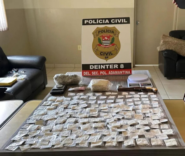 Polícia Civil prende homem por tráfico de drogas em Osvaldo Cruz